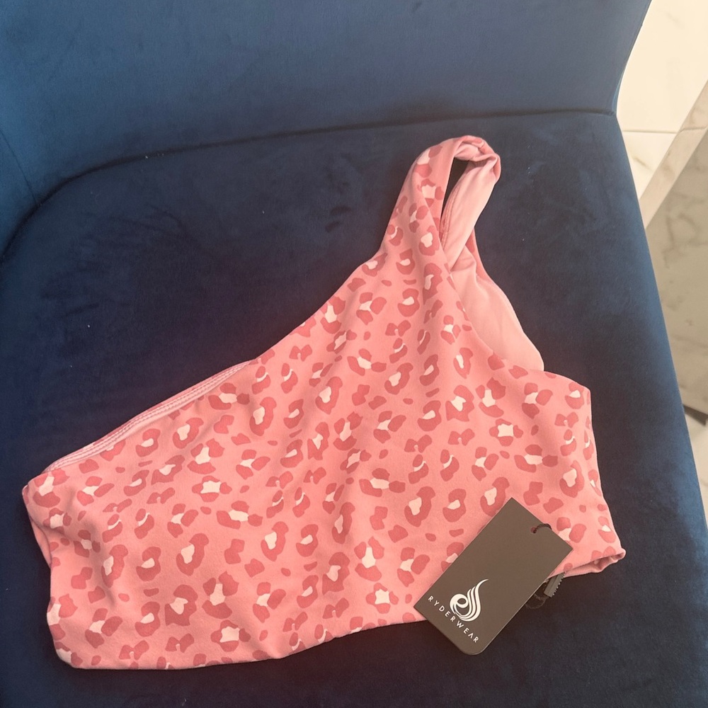 Ryderwear Pink Leopard Print Bra